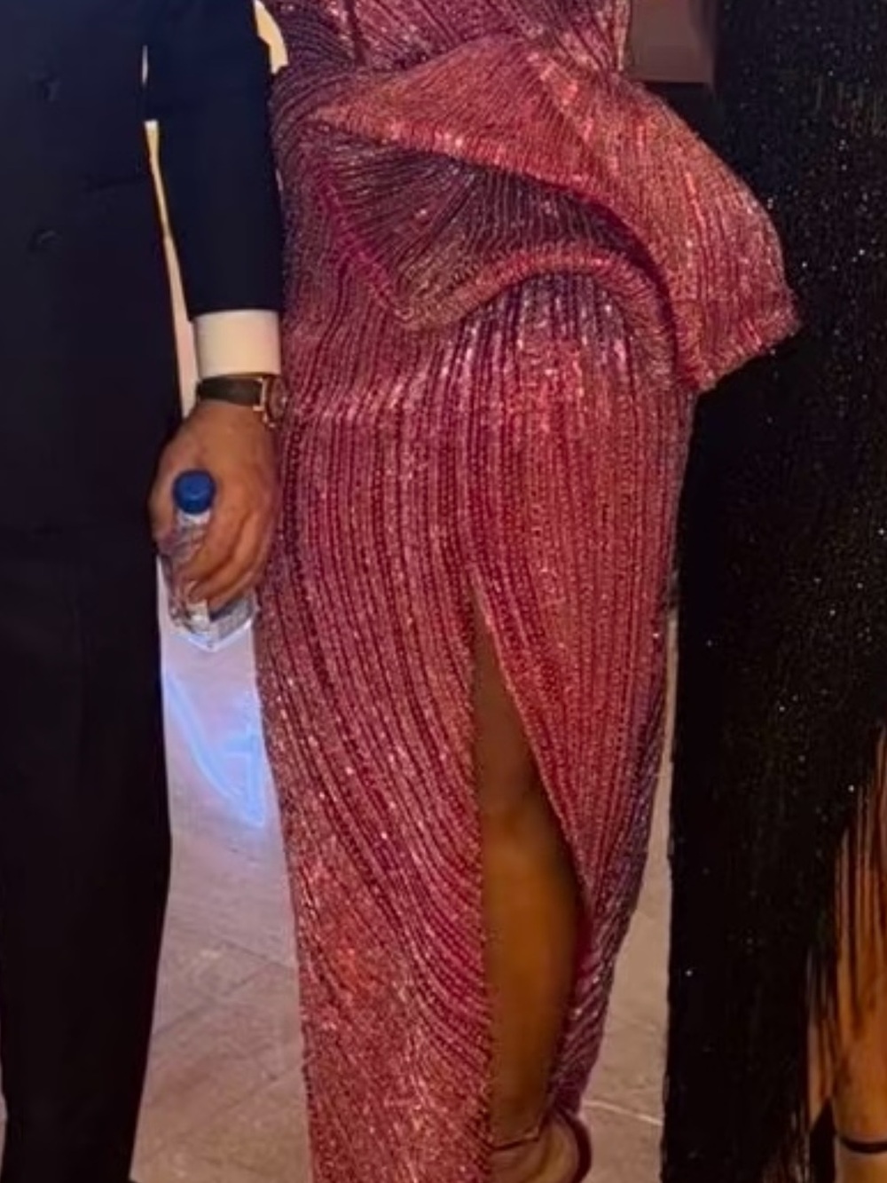 Sequin Maxi Dress in Rose Pink - Picture 4 of 6